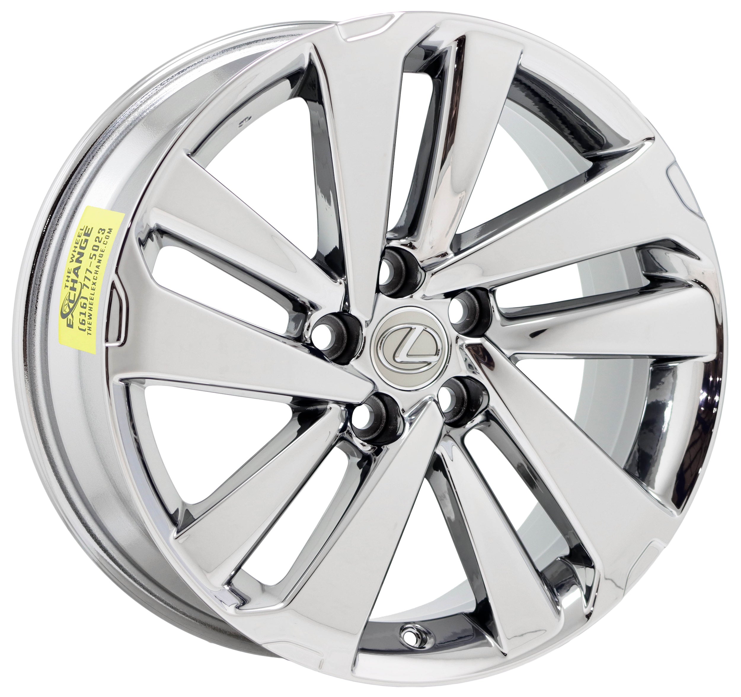 18" Lexus NX300 NX300H Bright Chrome wheel rim Factory OEM single 74372